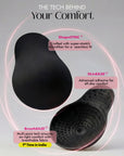 Reusable Breast Lift Cups - black - A-B