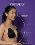 Reusable Breast Lift Cups - black - F-G