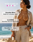 Reusable Nipple Covers - Caramel