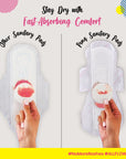 Sanitary Pads - Trial Pack (MRP ₹129 @ ₹59/-)