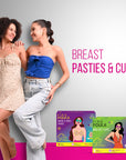 Breast Pasties & Breast Cups (Free 5 pairs of Nipple Pasties)