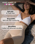 Tummy & Thigh Shaper Shorts (Everyday Wear) - Nude