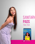 Sanitary Pads - Trial Pack (MRP ₹129 @ ₹59/-)