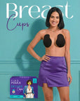 Reusable Breast Lift Cups - black - F-G