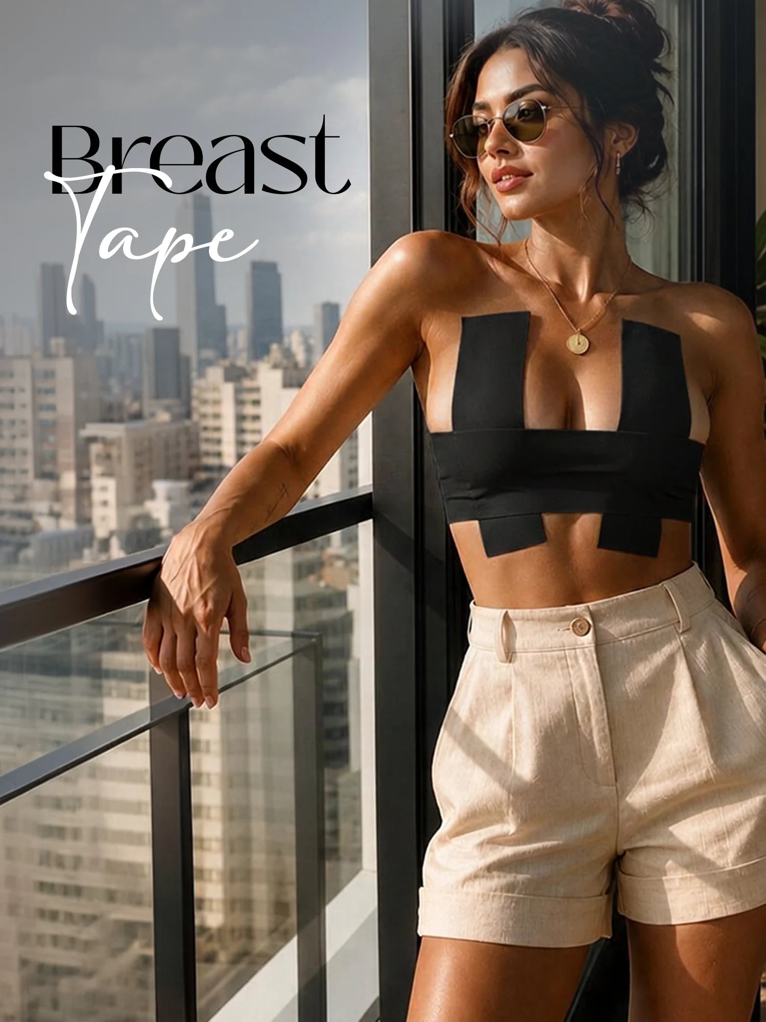 Breast Tape (Free Nipple Pasties) - Black