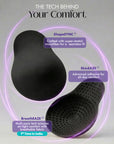 Reusable Breast Lift Cups - black - C-D