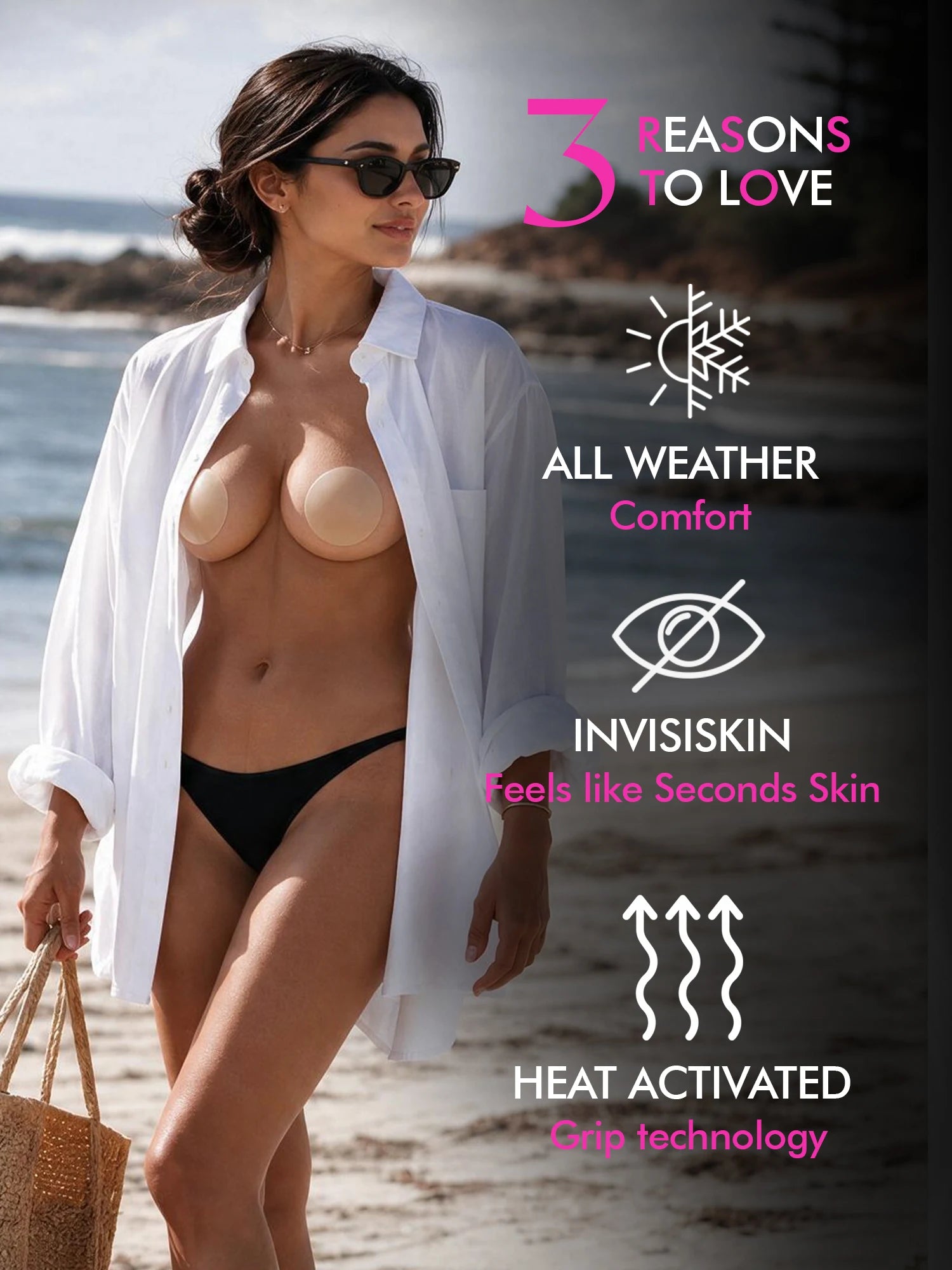 Glue Free Reusable Nipple Covers