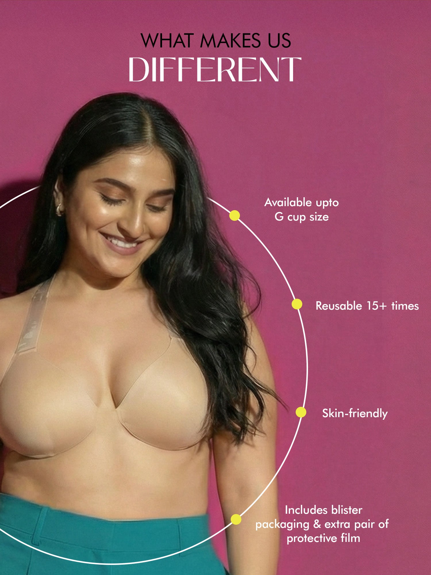 Reusable Breast Lift Cups - nude - F-G