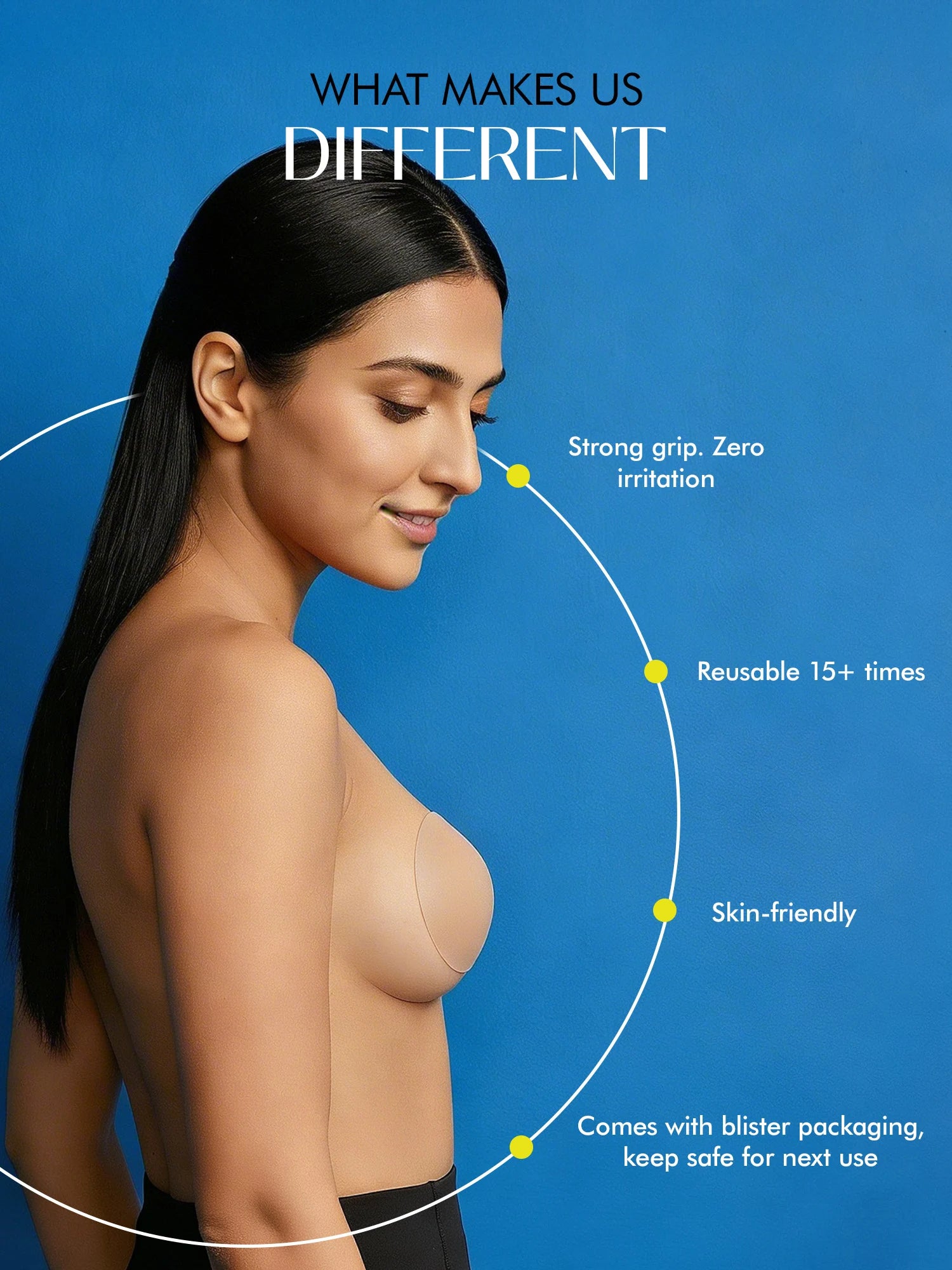 No Glue Reusable Nipple Covers