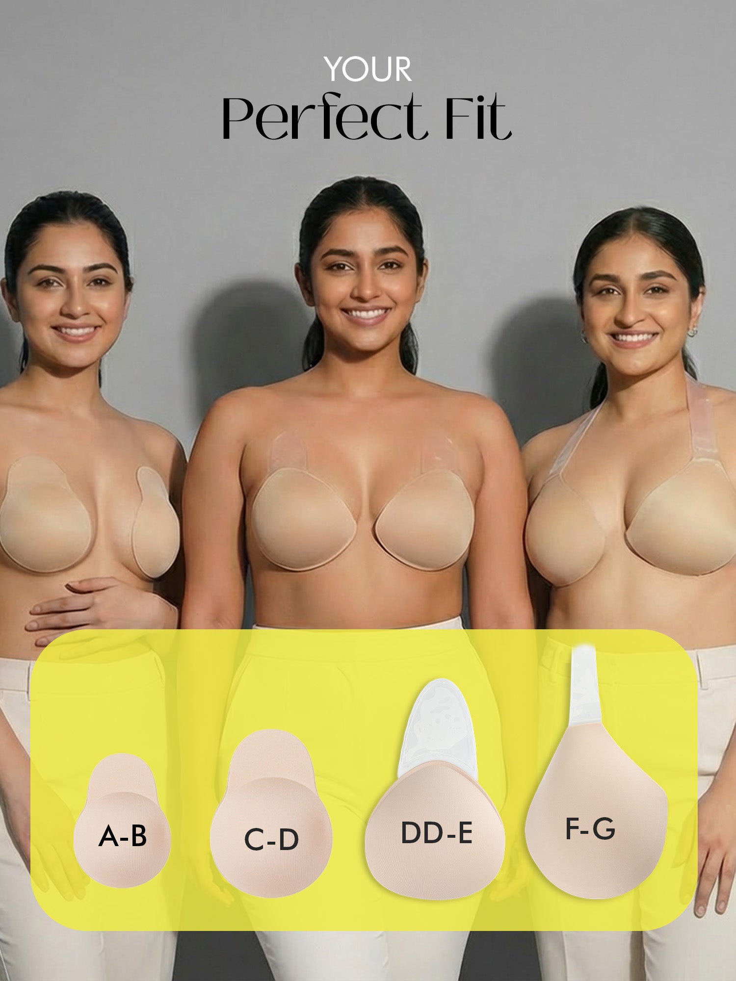 Reusable Breast Lift Cups - nude - DD-E