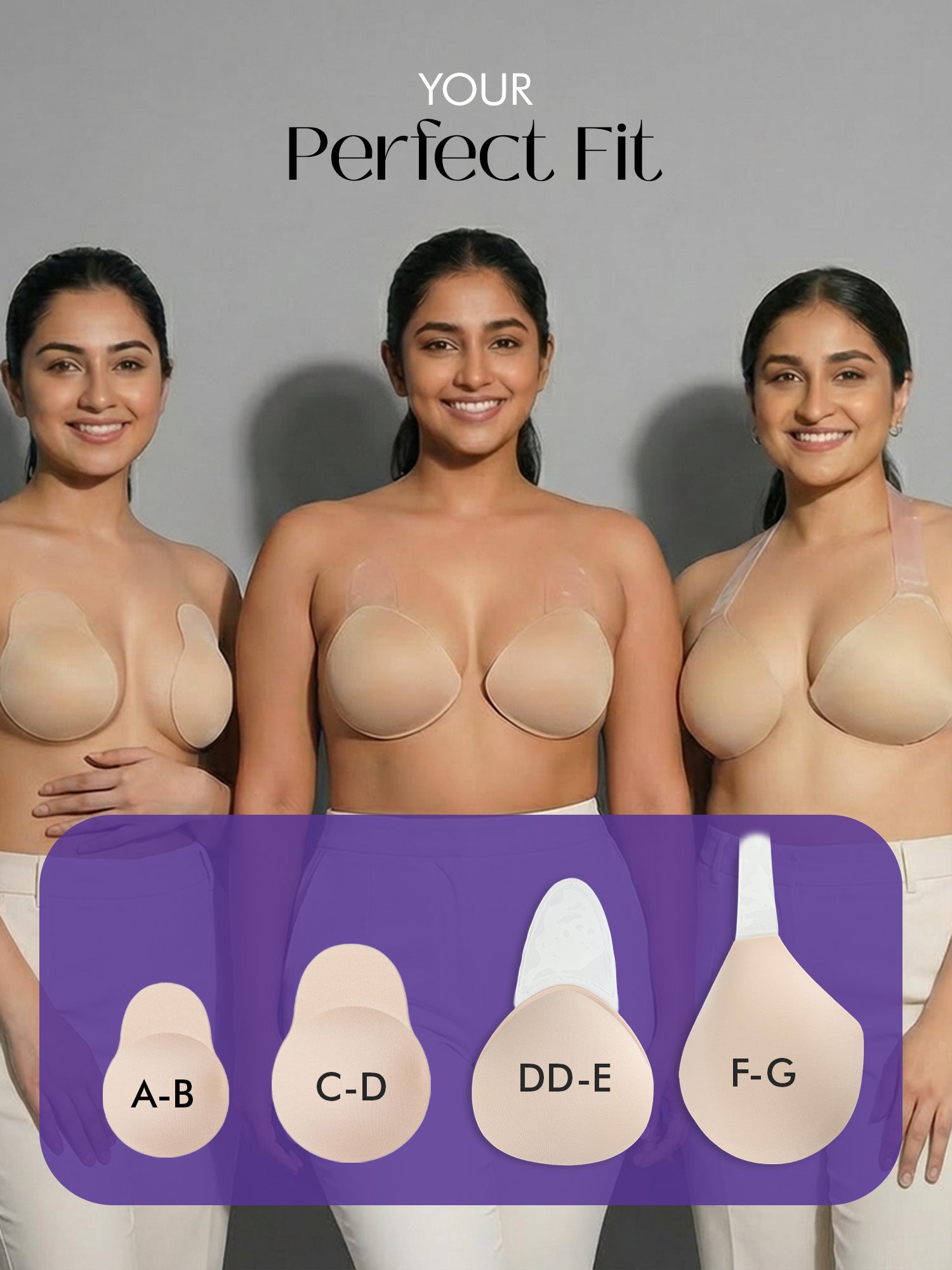 Breast Cups - nude - C-D