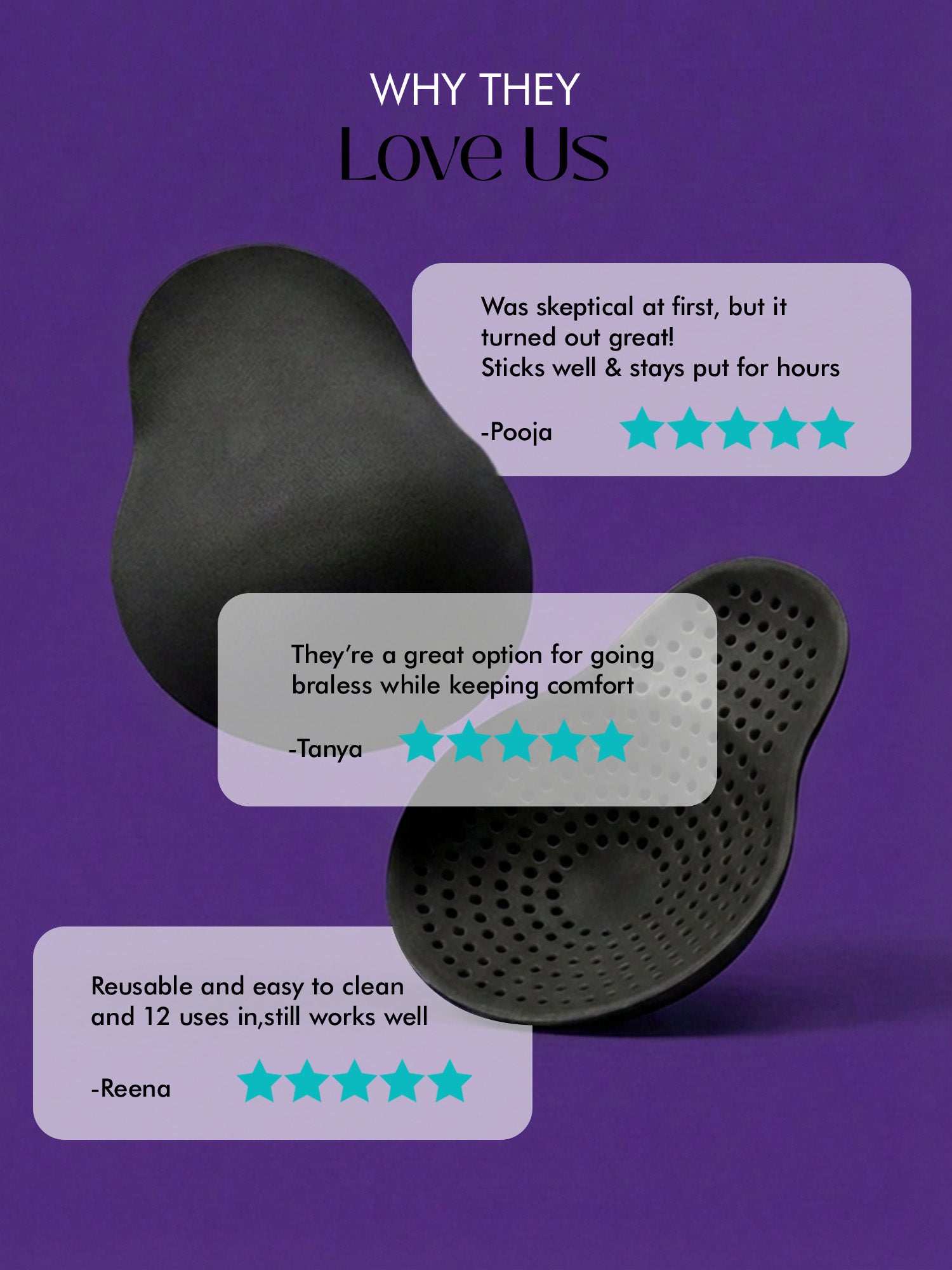 Breast Cups - black - F-G