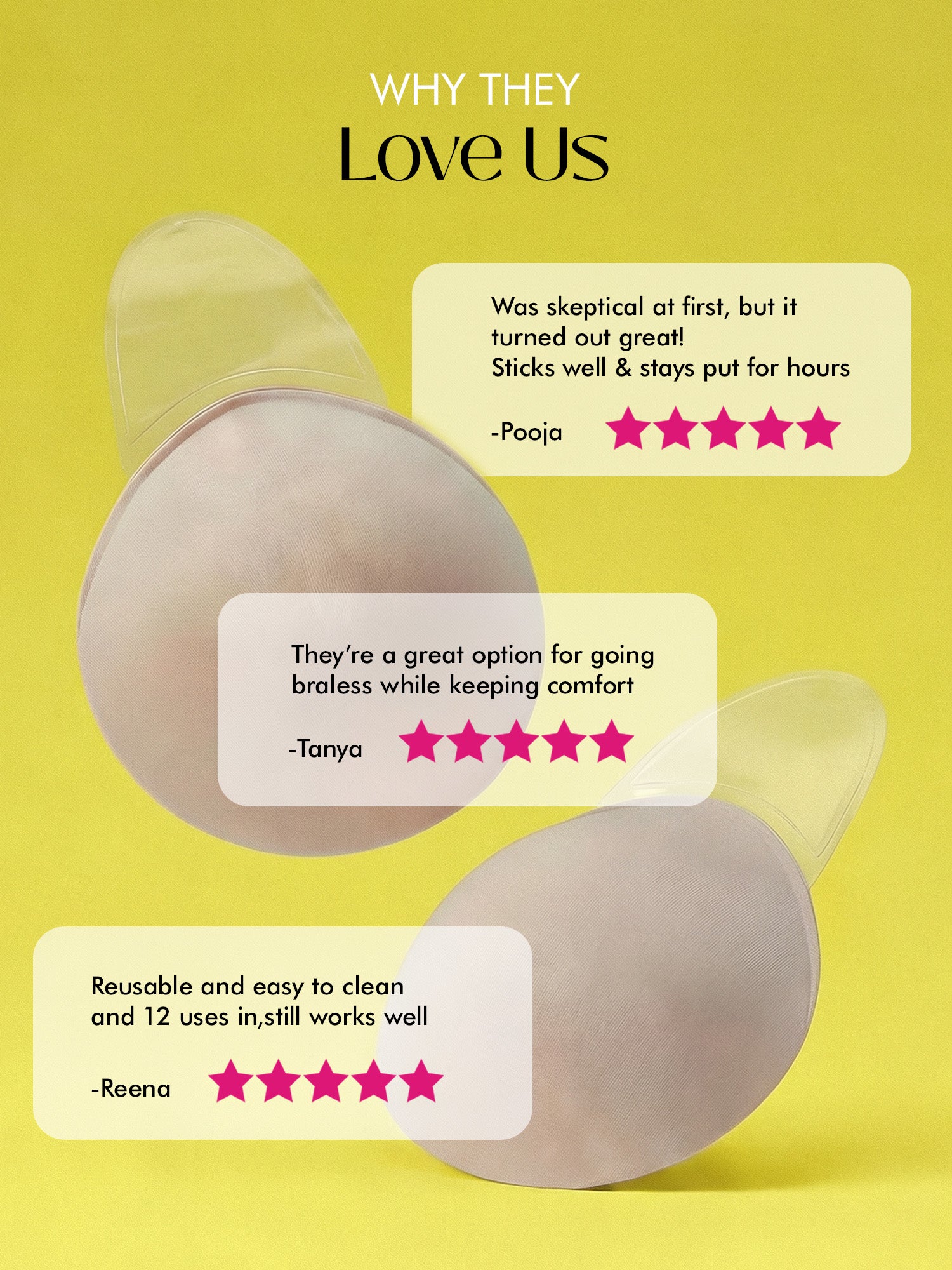 Reusable Breast Lift Cups - nude - DD-E