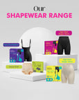 Tummy & Thigh Shaper Shorts (Medium Compression)