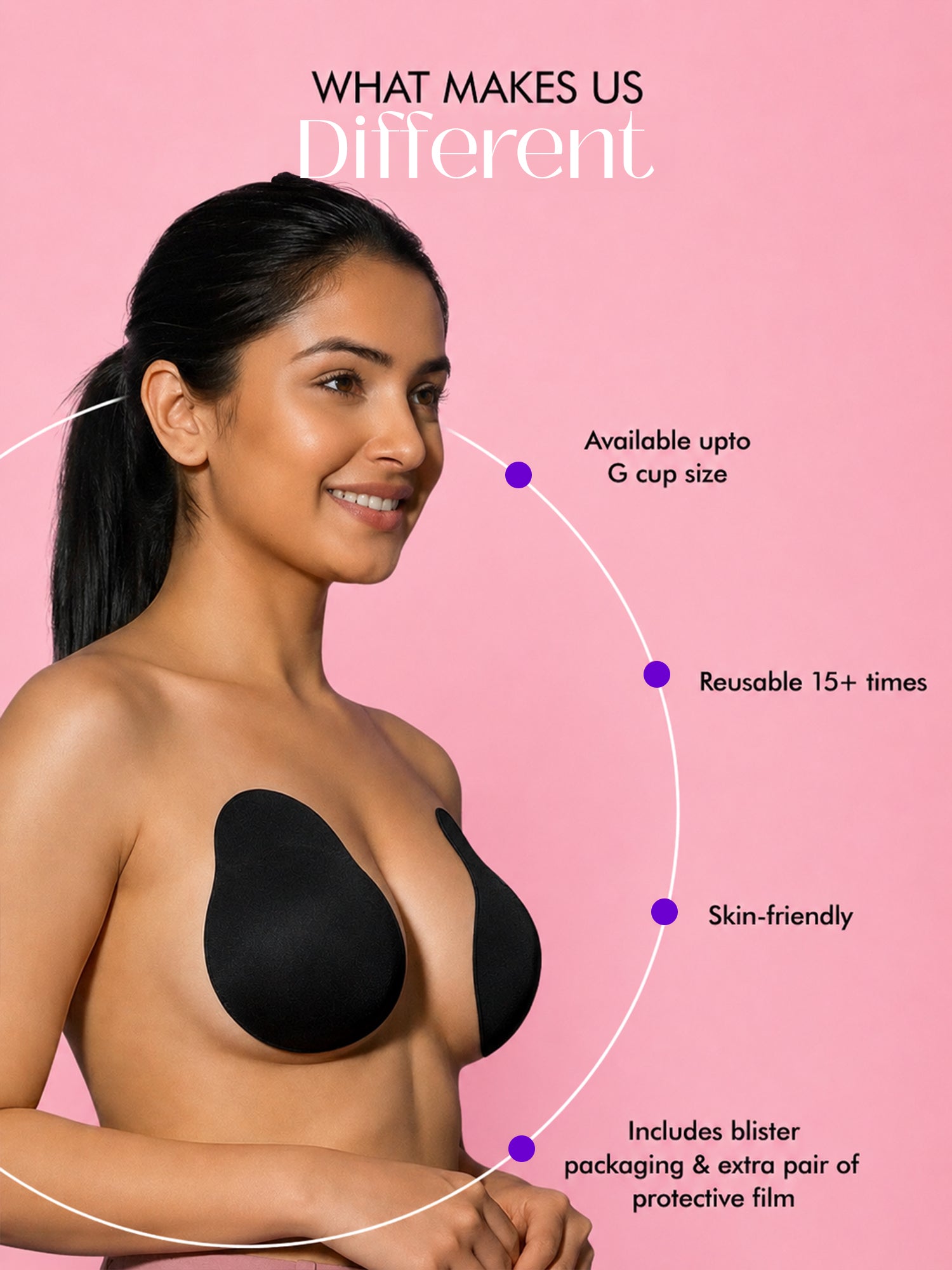 Breast Cups - black - C-D
