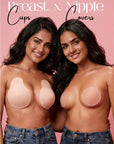 Breast Cups X Nipple Covers (Reusable)