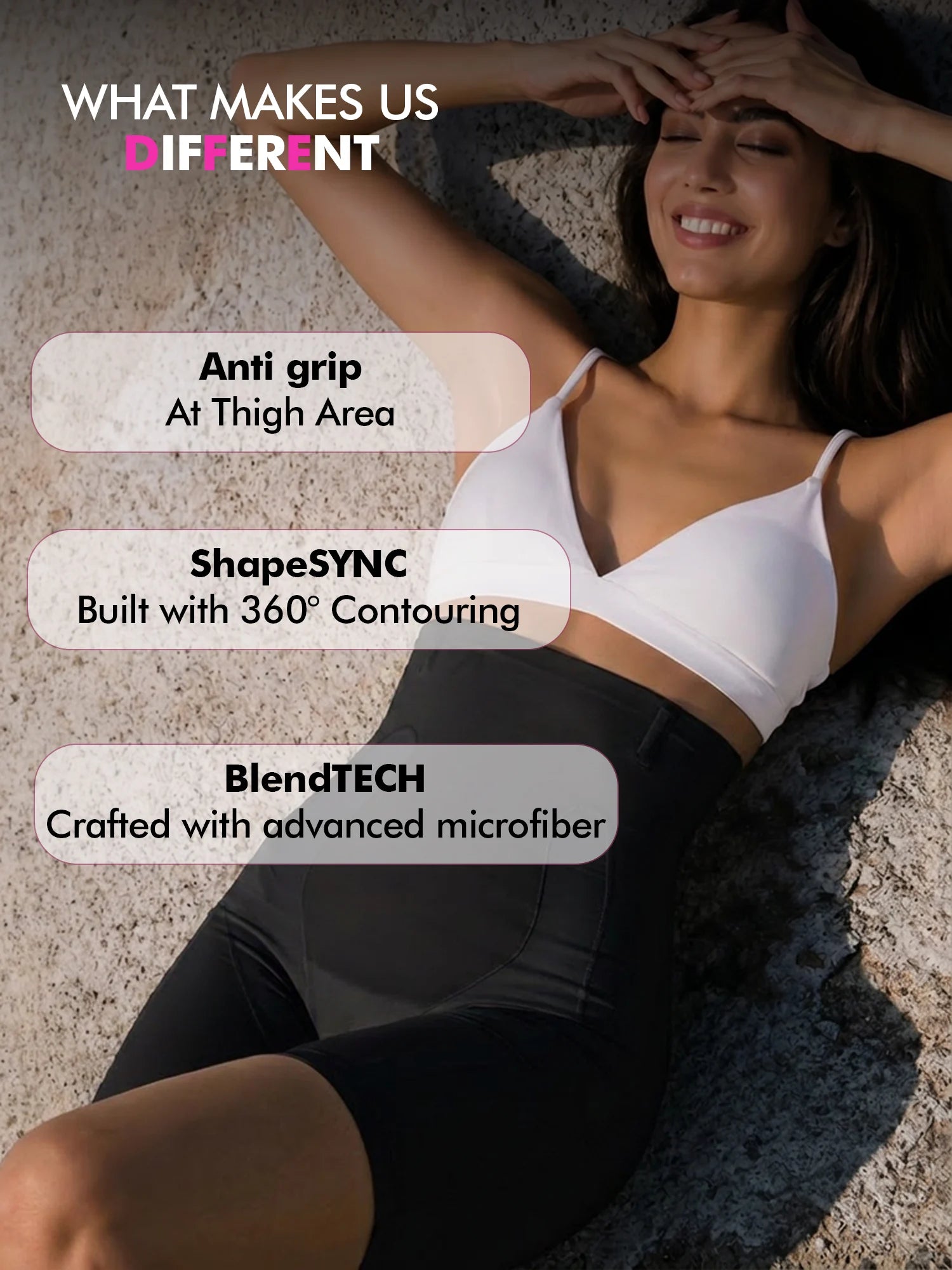 Tummy &amp; Thigh Shaper Shorts (Everyday Wear) - Black