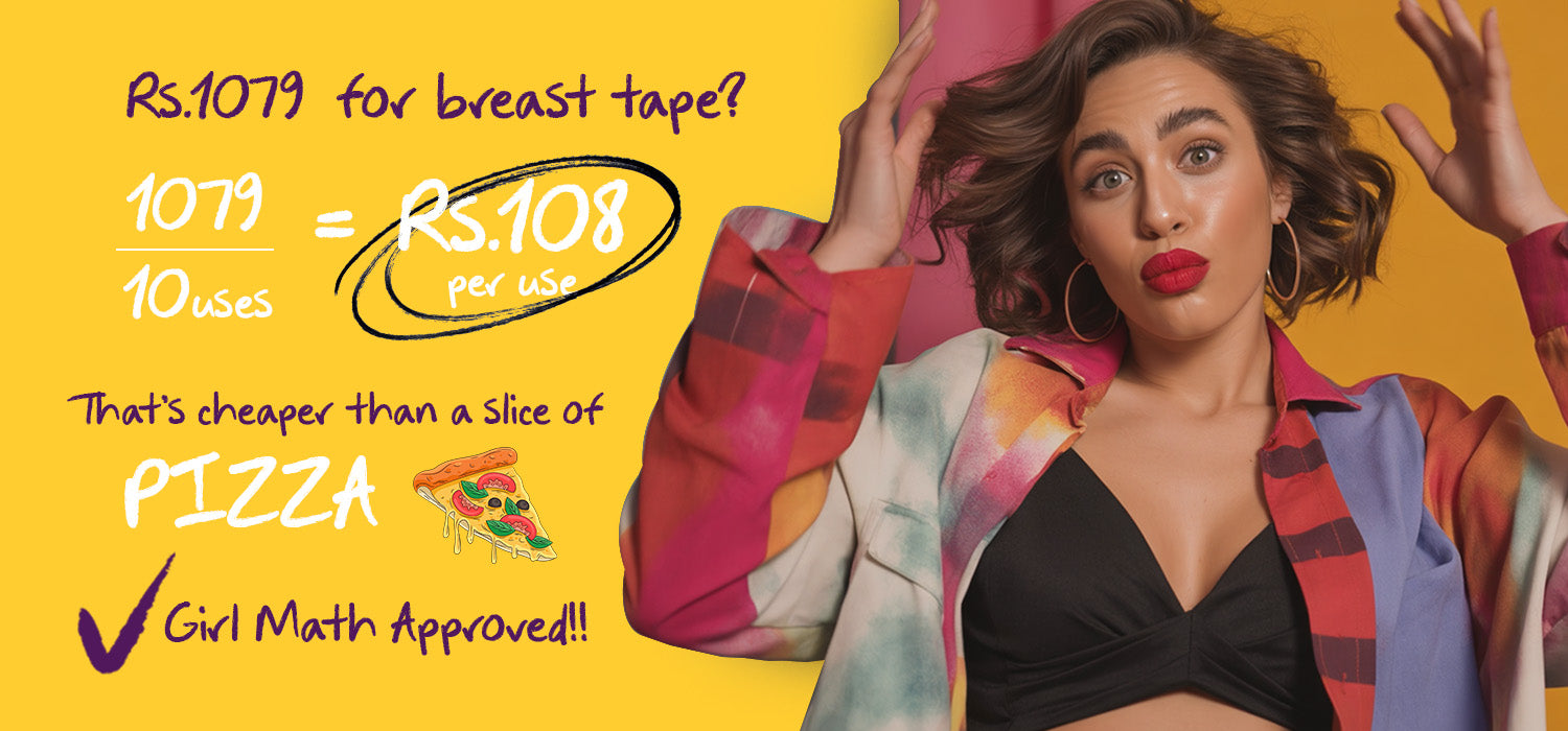 Breast Tape (Free 5 pairs of Nipple Pasties)