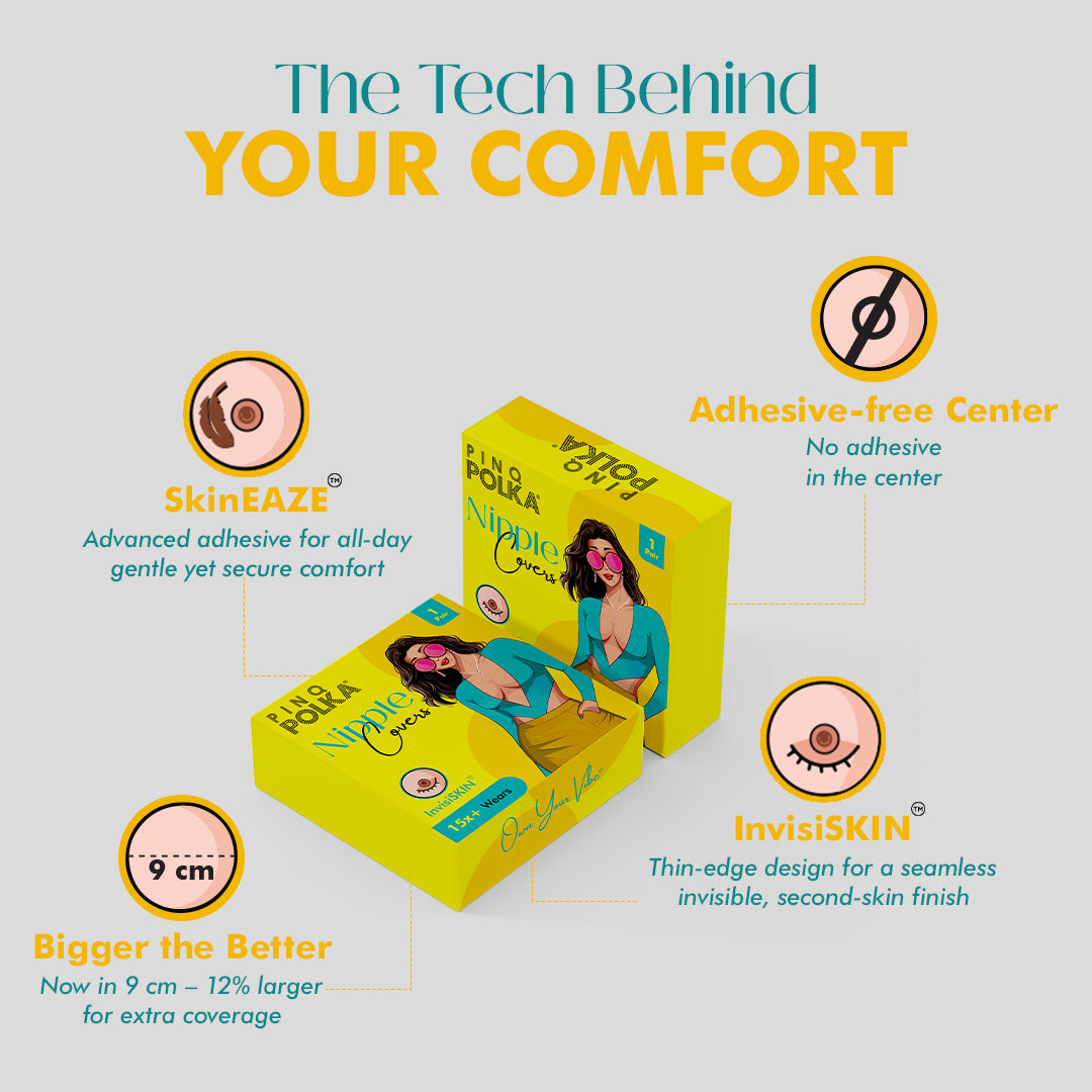 Breast Lift Tape &amp; Nipple Pasties X Reusable Nipple Cover