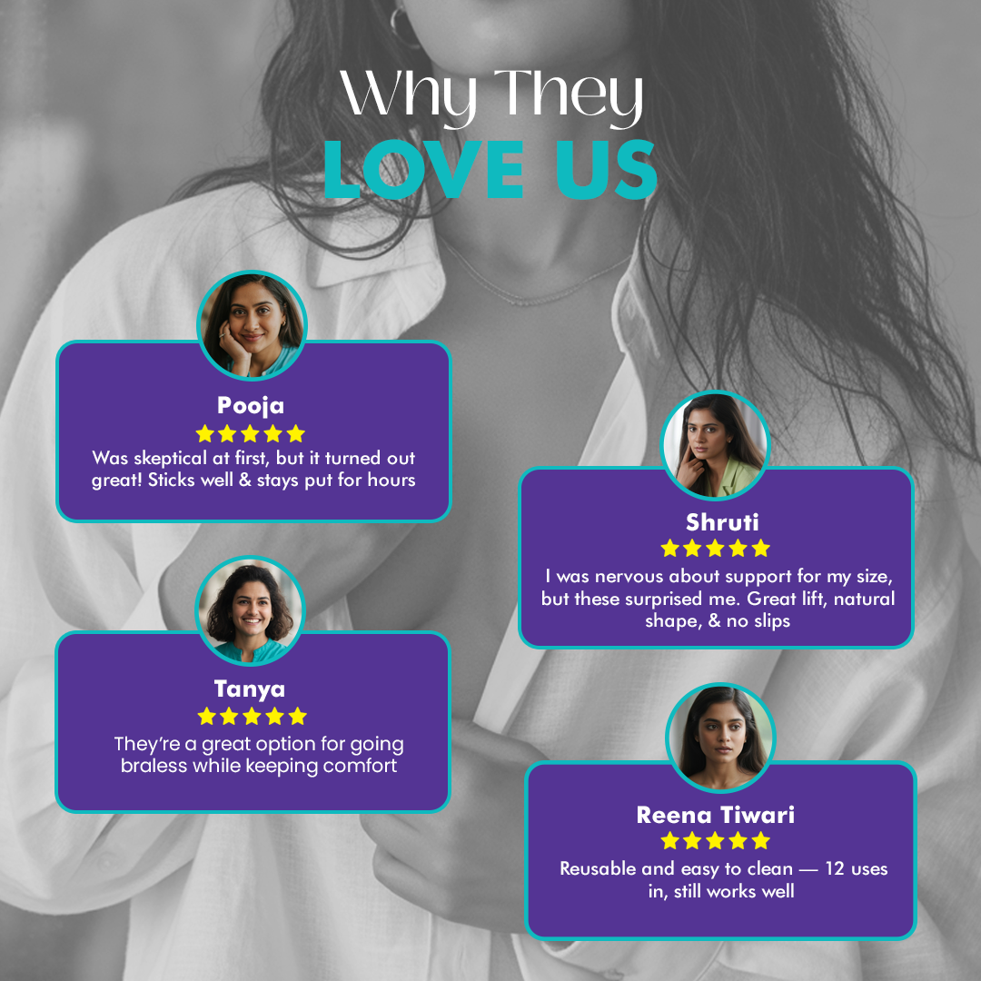 Breast Pasties &amp; Breast Cups (Free 5 pairs of Nipple Pasties)