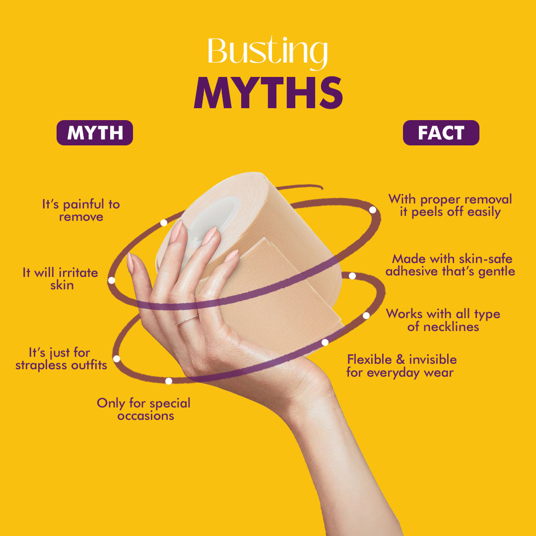 Breast Lift Tape &amp; Nipple Pasties X Reusable Nipple Cover