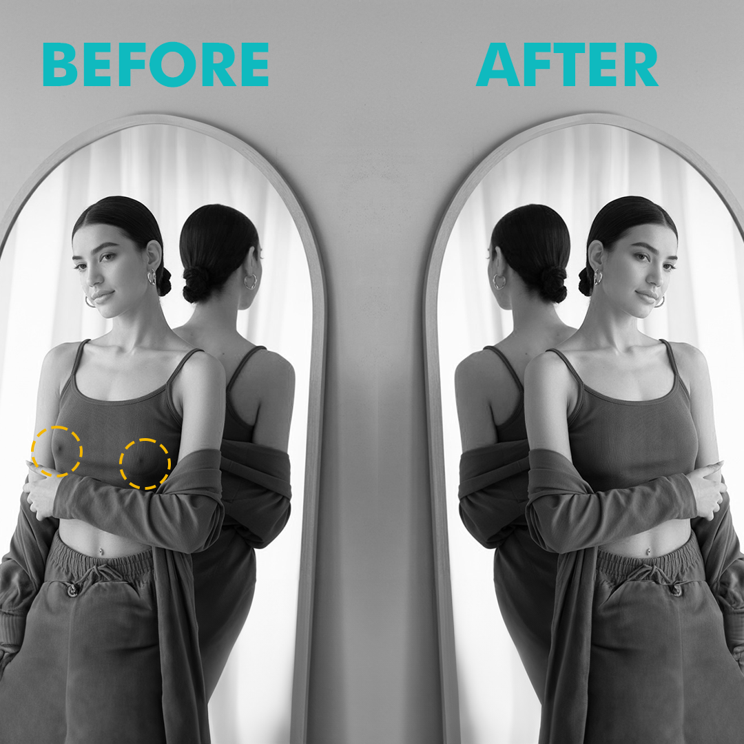 Breast Lift Tape &amp; Nipple Pasties X Reusable Nipple Cover