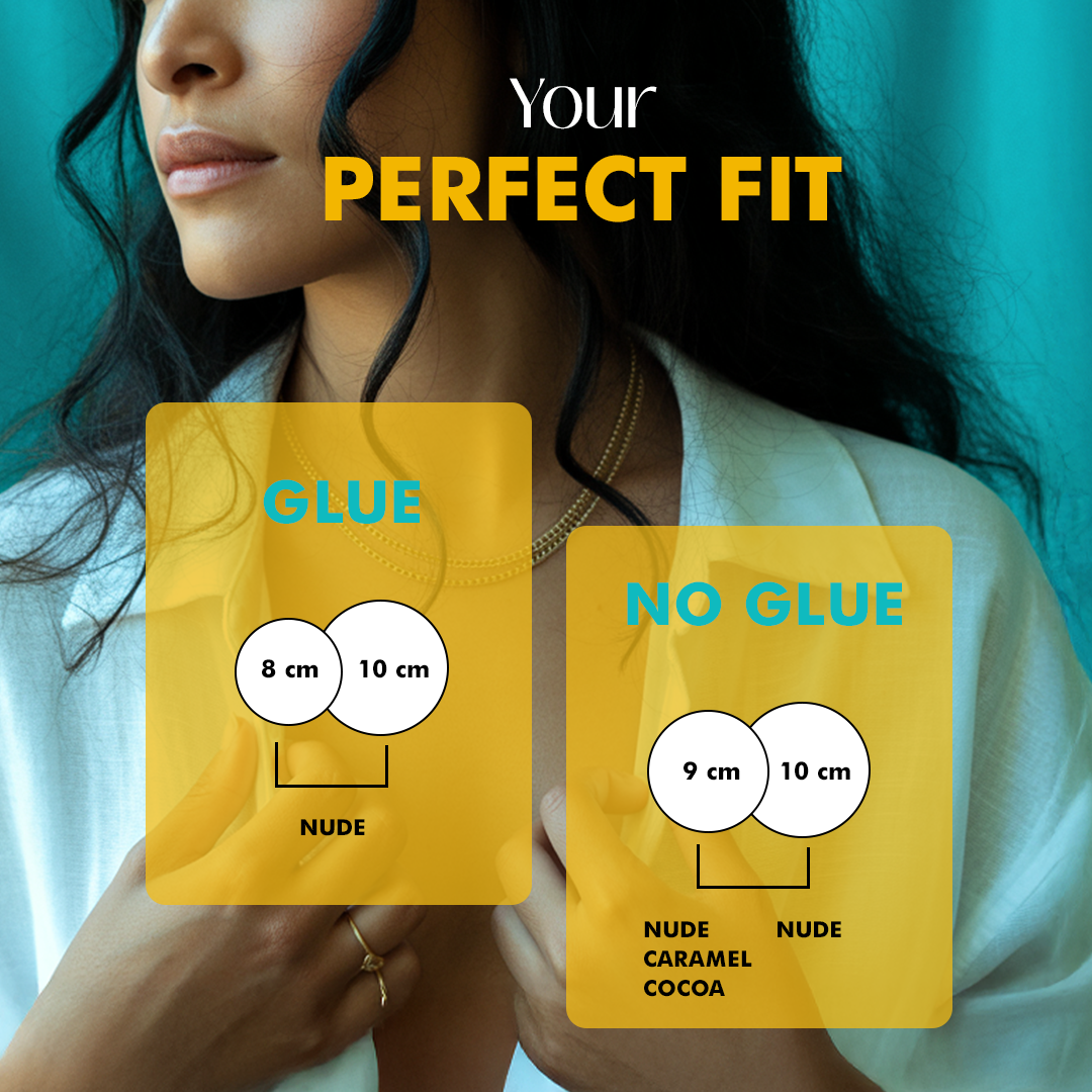 Breast Lift Tape &amp; Nipple Pasties X Reusable Nipple Cover