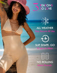 Tummy & Thigh Shaper Shorts (Everyday Wear) - Nude
