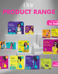 Display of Pinq Polka product packaging on a gray background with promotional text.
