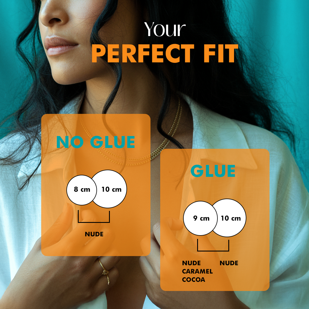 No Glue Reusable Nipple Covers