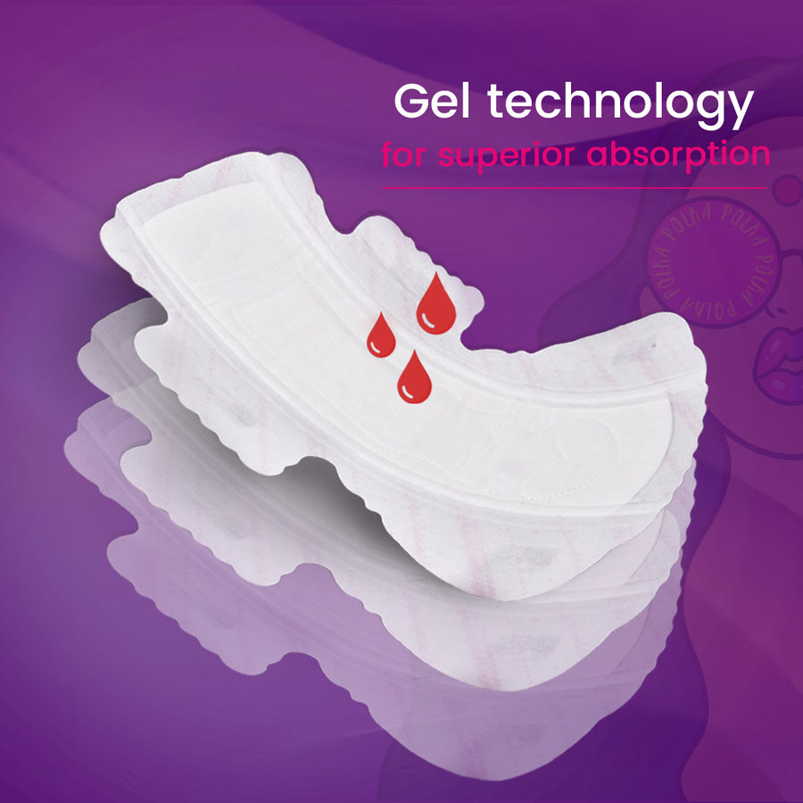 Sanitary Pads - XL + XXL (40 Pcs)