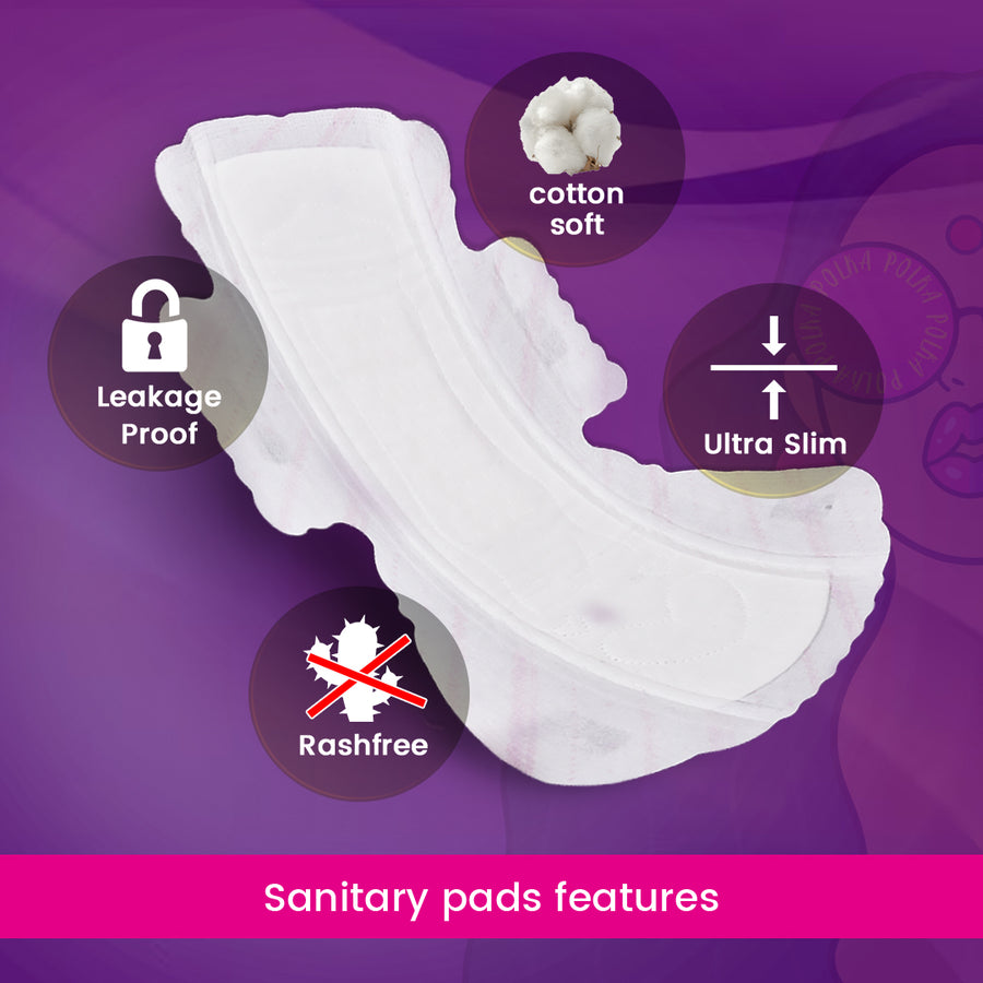 Sanitary Pads - XL + XXL (40 Pcs)