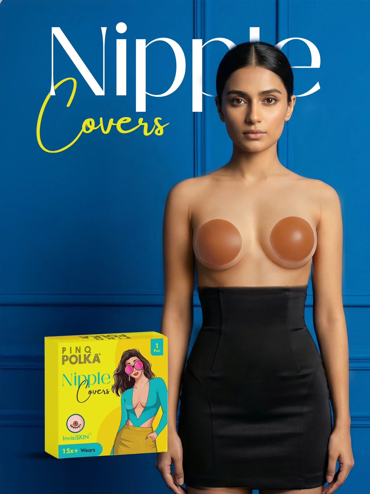 Reusable Nipple Covers for Women - Soft, Seamless and Sweat-Proof PINQ Reusable Nipple Covers for Women - Soft, Seamless and Sweat-Proof PINQ