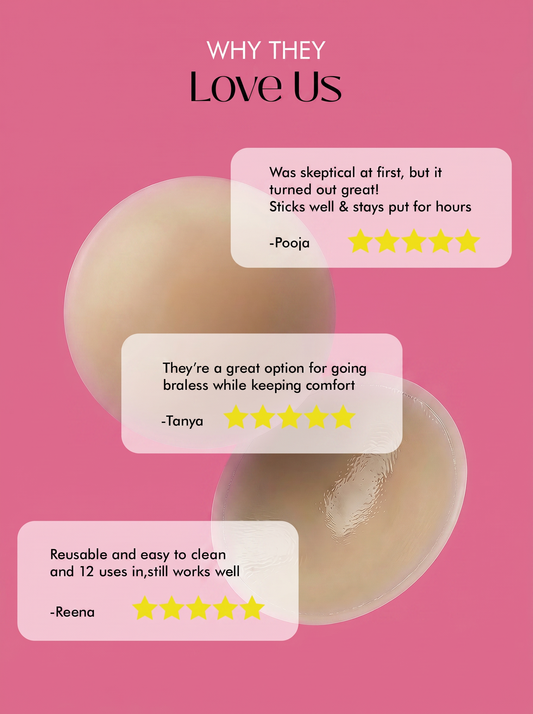 Reusable Nipple Covers
